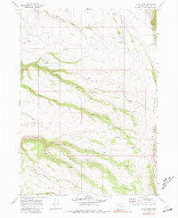 Mc Coy Ridge Oregon Historical topographic map, 1:24000 scale, 7.5 X 7.5 Minute, Year 1968