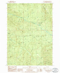 Mc Credie Springs Oregon Historical topographic map, 1:24000 scale, 7.5 X 7.5 Minute, Year 1986