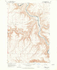 Mc Donald Oregon Historical topographic map, 1:24000 scale, 7.5 X 7.5 Minute, Year 1964