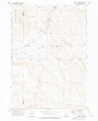 Mc Ewen Butte Oregon Historical topographic map, 1:24000 scale, 7.5 X 7.5 Minute, Year 1972