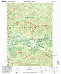 Mc Kenzie Bridge Oregon Historical topographic map, 1:24000 scale, 7.5 X 7.5 Minute, Year 1997