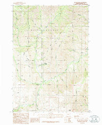Mc Lain Gulch Oregon Historical topographic map, 1:24000 scale, 7.5 X 7.5 Minute, Year 1987