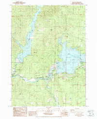 Mc Leod Oregon Historical topographic map, 1:24000 scale, 7.5 X 7.5 Minute, Year 1988