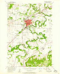 Mc Minnville Oregon Historical topographic map, 1:24000 scale, 7.5 X 7.5 Minute, Year 1957