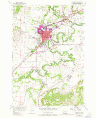 Mc Minnville Oregon Historical topographic map, 1:24000 scale, 7.5 X 7.5 Minute, Year 1957