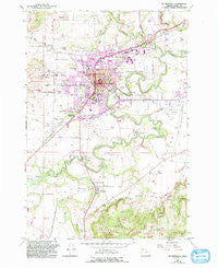 Mc Minnville Oregon Historical topographic map, 1:24000 scale, 7.5 X 7.5 Minute, Year 1957