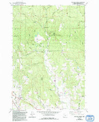 Meacham Corner Oregon Historical topographic map, 1:24000 scale, 7.5 X 7.5 Minute, Year 1979