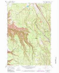 Meacham Lake Oregon Historical topographic map, 1:24000 scale, 7.5 X 7.5 Minute, Year 1963