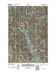 Meacham Corner Oregon Historical topographic map, 1:24000 scale, 7.5 X 7.5 Minute, Year 2011