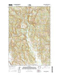 Meacham Corner Oregon Current topographic map, 1:24000 scale, 7.5 X 7.5 Minute, Year 2014