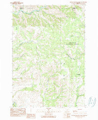 Meadow Brook Summit Oregon Historical topographic map, 1:24000 scale, 7.5 X 7.5 Minute, Year 1990