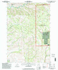 Meadow Brook Summit Oregon Historical topographic map, 1:24000 scale, 7.5 X 7.5 Minute, Year 1995