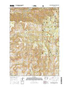 Meadow Brook Summit Oregon Current topographic map, 1:24000 scale, 7.5 X 7.5 Minute, Year 2014