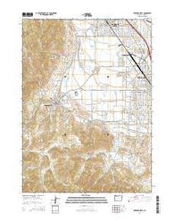 Medford West Oregon Current topographic map, 1:24000 scale, 7.5 X 7.5 Minute, Year 2014