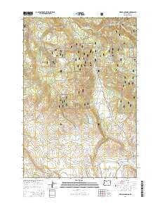 Medical Springs Oregon Current topographic map, 1:24000 scale, 7.5 X 7.5 Minute, Year 2014