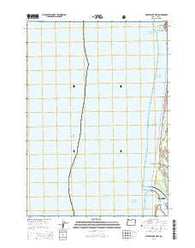 Mercer Lake OE W Oregon Current topographic map, 1:24000 scale, 7.5 X 7.5 Minute, Year 2014