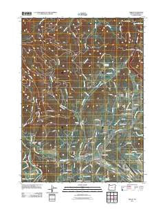 Merlin Oregon Historical topographic map, 1:24000 scale, 7.5 X 7.5 Minute, Year 2011