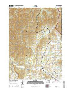 Merlin Oregon Current topographic map, 1:24000 scale, 7.5 X 7.5 Minute, Year 2014