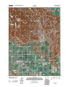 Merrill Oregon Historical topographic map, 1:24000 scale, 7.5 X 7.5 Minute, Year 2011