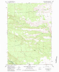 Metolius Bench Oregon Historical topographic map, 1:24000 scale, 7.5 X 7.5 Minute, Year 1962