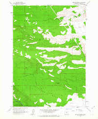 Metolius Bench Oregon Historical topographic map, 1:24000 scale, 7.5 X 7.5 Minute, Year 1962