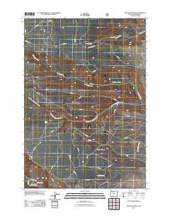Metolius Bench Oregon Historical topographic map, 1:24000 scale, 7.5 X 7.5 Minute, Year 2011