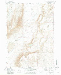 Mickey Springs Oregon Historical topographic map, 1:24000 scale, 7.5 X 7.5 Minute, Year 1981