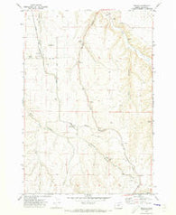 Mikkalo Oregon Historical topographic map, 1:24000 scale, 7.5 X 7.5 Minute, Year 1970