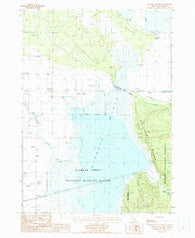 Military Crossing Oregon Historical topographic map, 1:24000 scale, 7.5 X 7.5 Minute, Year 1988