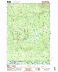 Mill City North Oregon Historical topographic map, 1:24000 scale, 7.5 X 7.5 Minute, Year 1985
