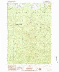 Mill City South Oregon Historical topographic map, 1:24000 scale, 7.5 X 7.5 Minute, Year 1985