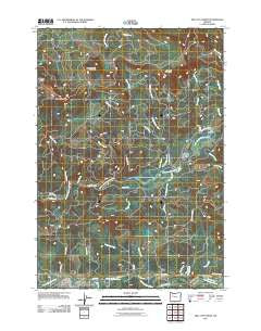 Mill City North Oregon Historical topographic map, 1:24000 scale, 7.5 X 7.5 Minute, Year 2011