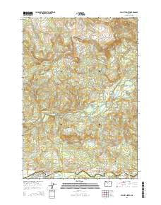 Mill City North Oregon Current topographic map, 1:24000 scale, 7.5 X 7.5 Minute, Year 2014