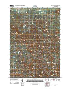 Mill City South Oregon Historical topographic map, 1:24000 scale, 7.5 X 7.5 Minute, Year 2011