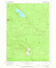 Miller Lake Oregon Historical topographic map, 1:24000 scale, 7.5 X 7.5 Minute, Year 1967