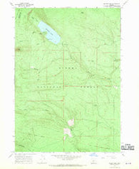 Miller Lake Oregon Historical topographic map, 1:24000 scale, 7.5 X 7.5 Minute, Year 1967