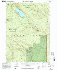 Miller Lake Oregon Historical topographic map, 1:24000 scale, 7.5 X 7.5 Minute, Year 1999