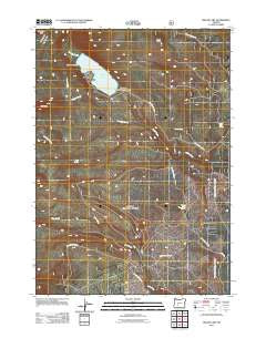 Miller Lake Oregon Historical topographic map, 1:24000 scale, 7.5 X 7.5 Minute, Year 2011