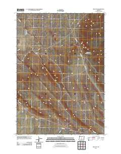 Millican Oregon Historical topographic map, 1:24000 scale, 7.5 X 7.5 Minute, Year 2011