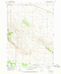 Millican SE Oregon Historical topographic map, 1:24000 scale, 7.5 X 7.5 Minute, Year 1966