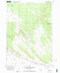 Millican Oregon Historical topographic map, 1:24000 scale, 7.5 X 7.5 Minute, Year 1967