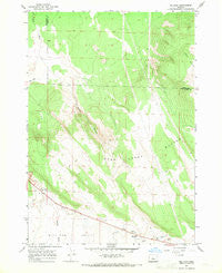 Millican Oregon Historical topographic map, 1:24000 scale, 7.5 X 7.5 Minute, Year 1967