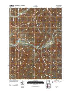 Milo Oregon Historical topographic map, 1:24000 scale, 7.5 X 7.5 Minute, Year 2011