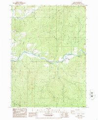 Milo Oregon Historical topographic map, 1:24000 scale, 7.5 X 7.5 Minute, Year 1986
