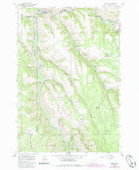Minam Oregon Historical topographic map, 1:24000 scale, 7.5 X 7.5 Minute, Year 1964