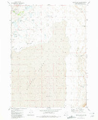 Miranda Flat SW Oregon Historical topographic map, 1:24000 scale, 7.5 X 7.5 Minute, Year 1981