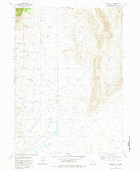 Miranda Flat Oregon Historical topographic map, 1:24000 scale, 7.5 X 7.5 Minute, Year 1981