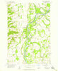 Mission Bottom Oregon Historical topographic map, 1:24000 scale, 7.5 X 7.5 Minute, Year 1957