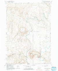 Mitchell Butte Oregon Historical topographic map, 1:24000 scale, 7.5 X 7.5 Minute, Year 1967