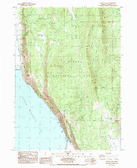Modoc Point Oregon Historical topographic map, 1:24000 scale, 7.5 X 7.5 Minute, Year 1985